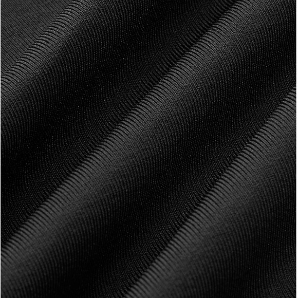 Commense Black Long Sleeve Dress with Side Slit - Picture 7 of 11